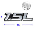 Polished Metal 3D Decal Emblem for Chevrolet Honda Mini (1.5L)