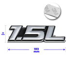 Polished Metal 3D Decal Emblem for Chevrolet Honda Mini (1.5L)
