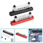 2 Way 6 Way Bus Bar Power Distribution Terminal Block 12V 150A