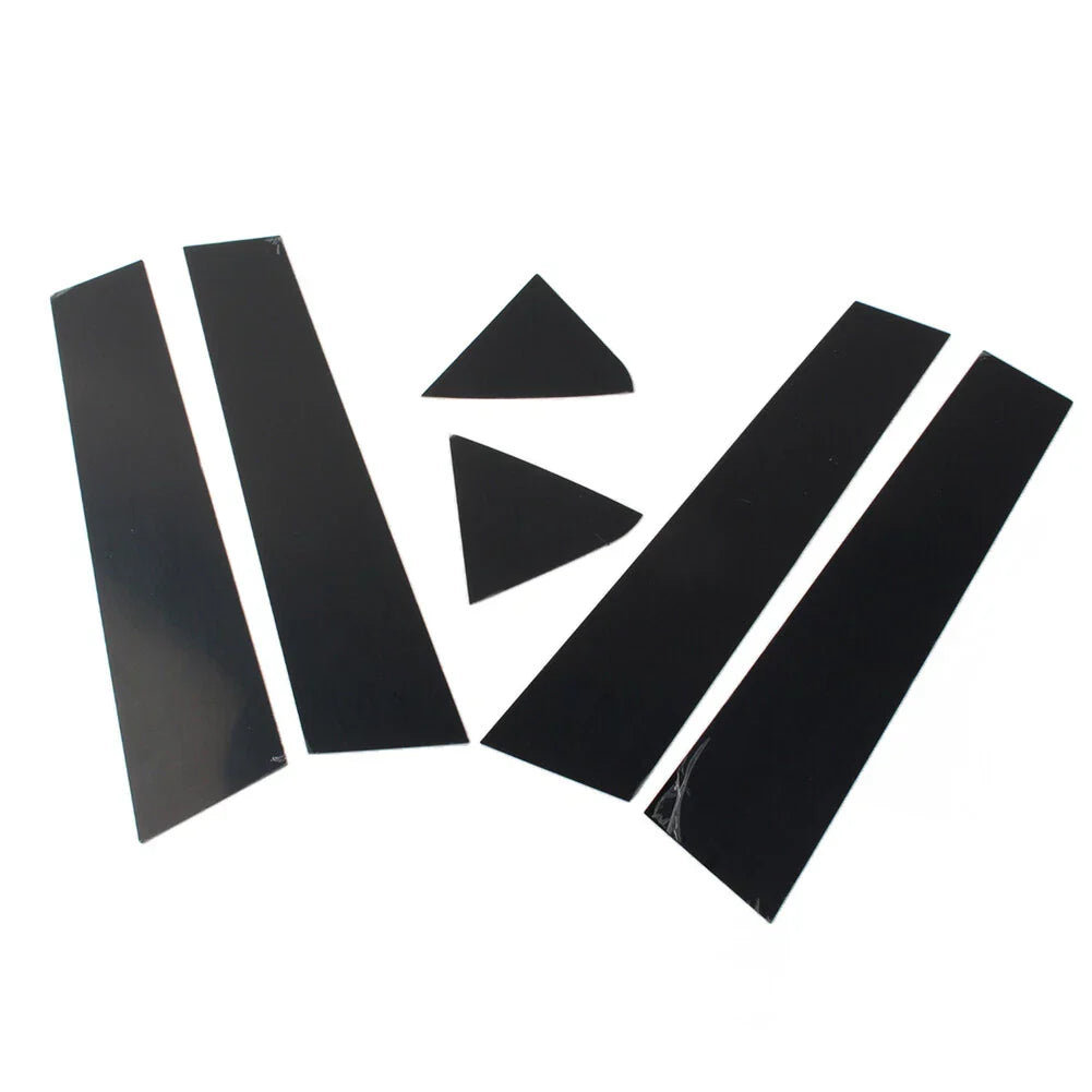 6 x Car Window Pillar Posts Trim Bright Black for Dodge Charger (2006-2010)