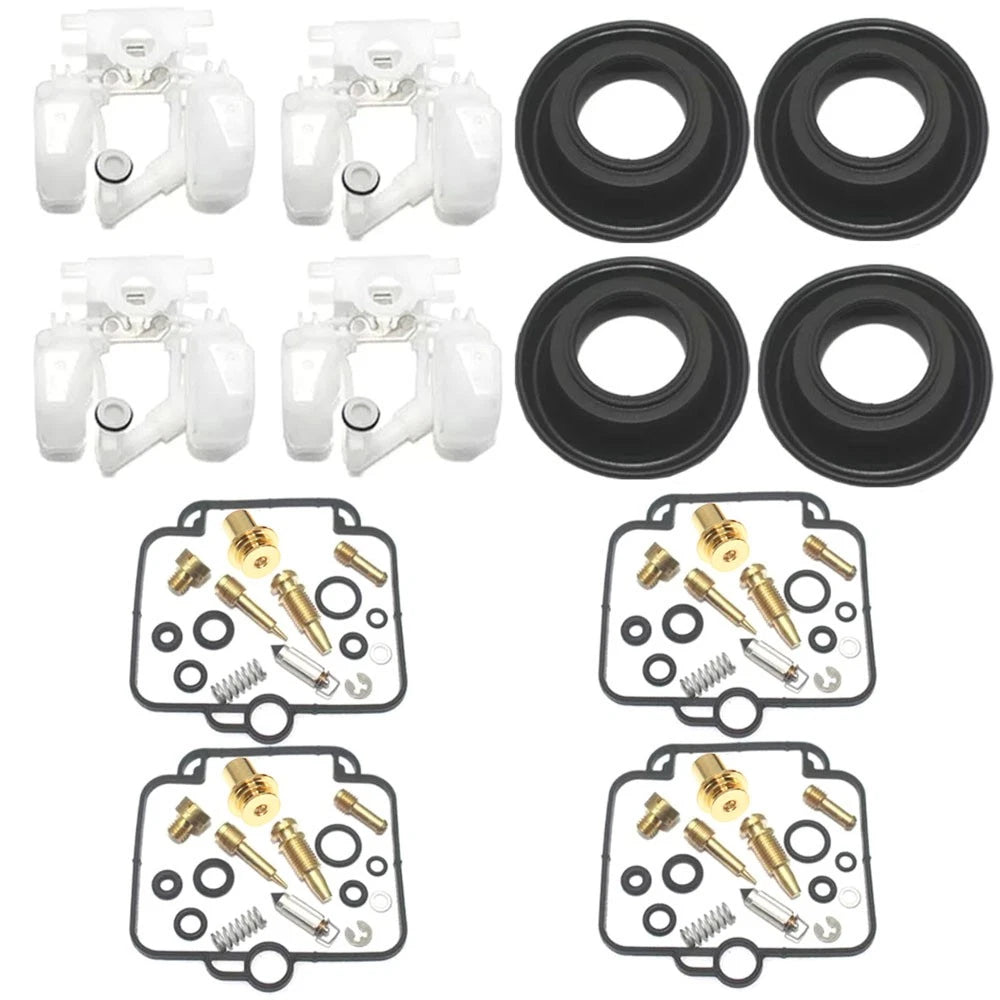 4X Carburetor Diaphragm Repair Kit for Suzuki GS500 (1990–2000)