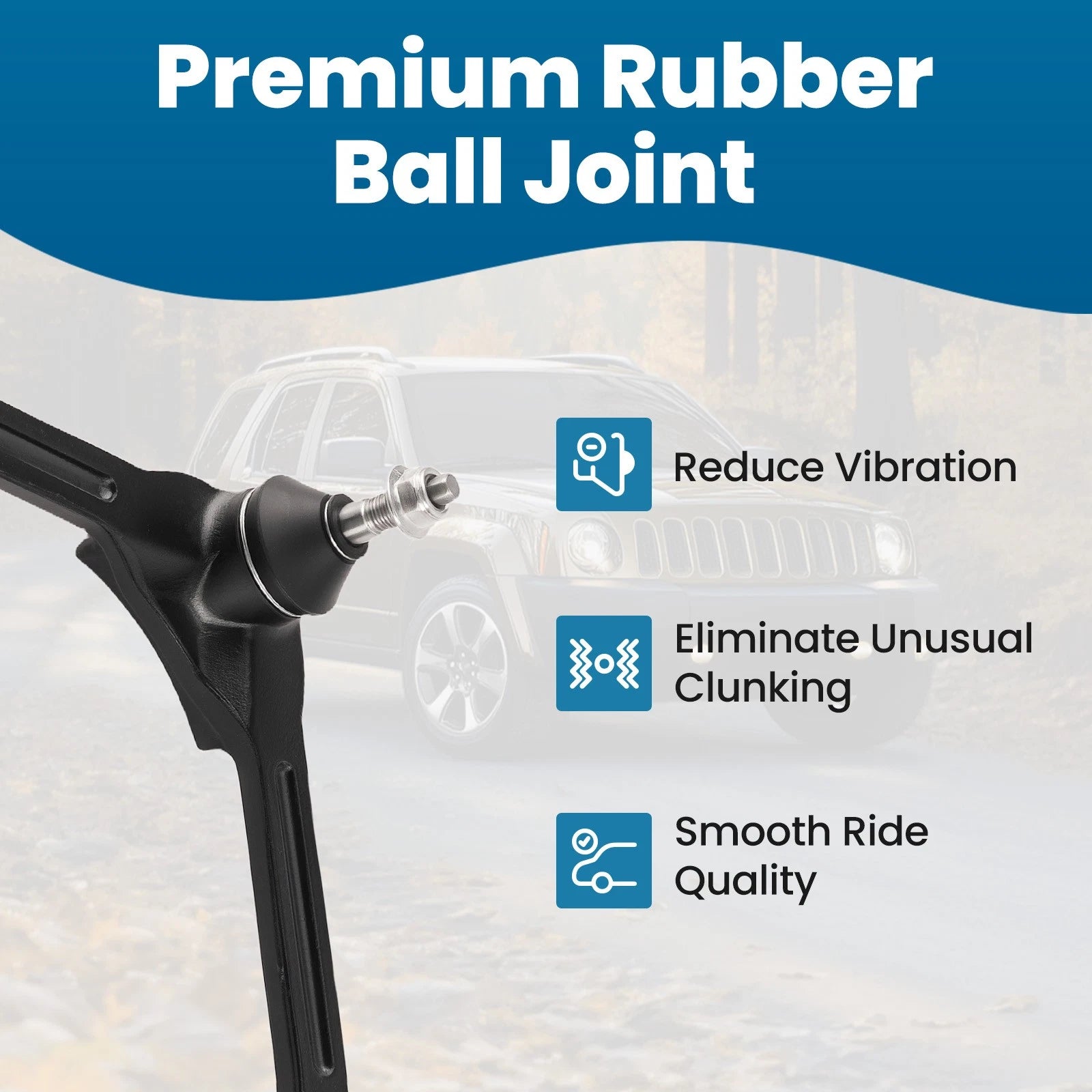 Front Upper Control Arm with Ball Joint for Jeep Liberty (2002-2007)