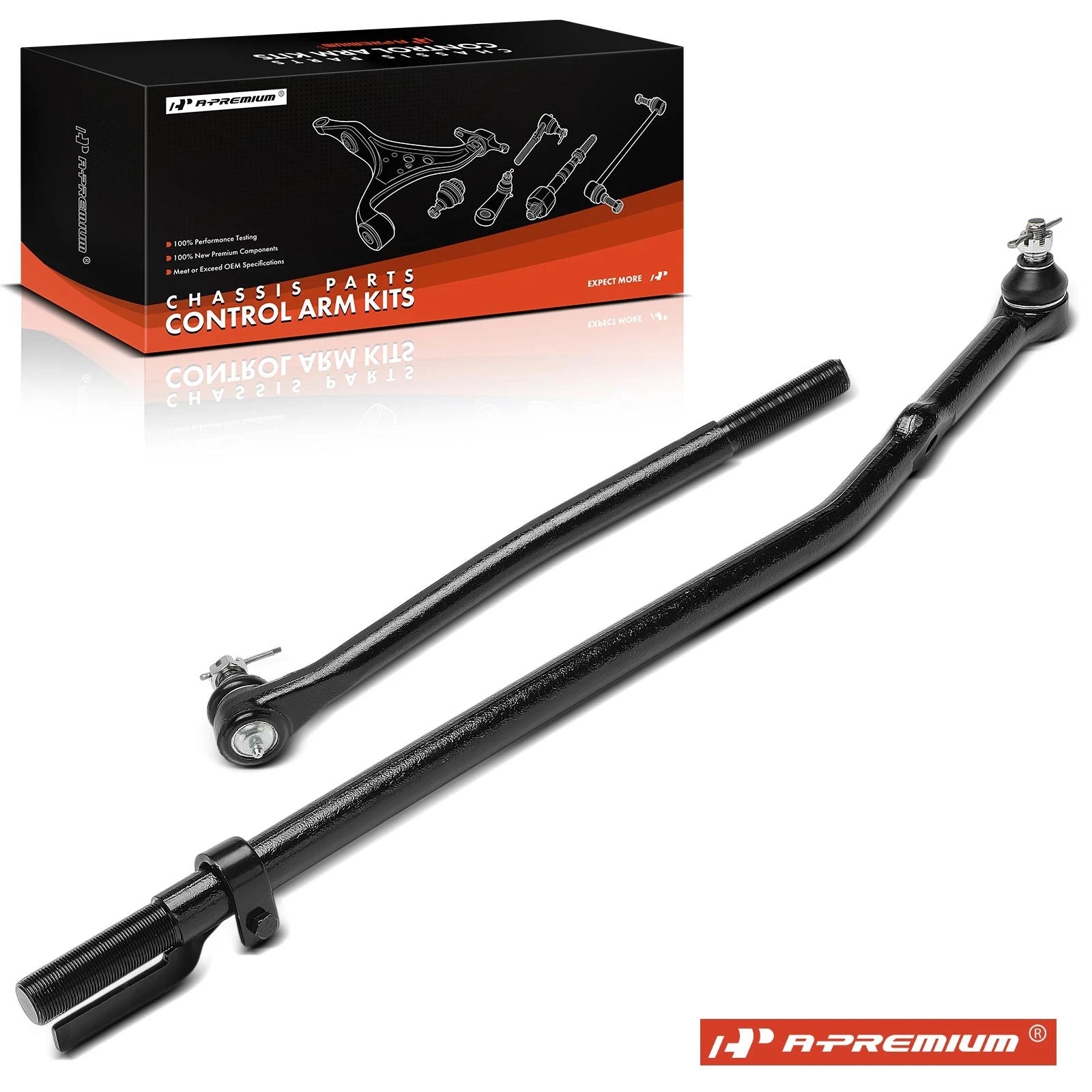 2X Front Inner Tie Rod Ends for Ford Excursion F-250/F-350 (1999–2007)