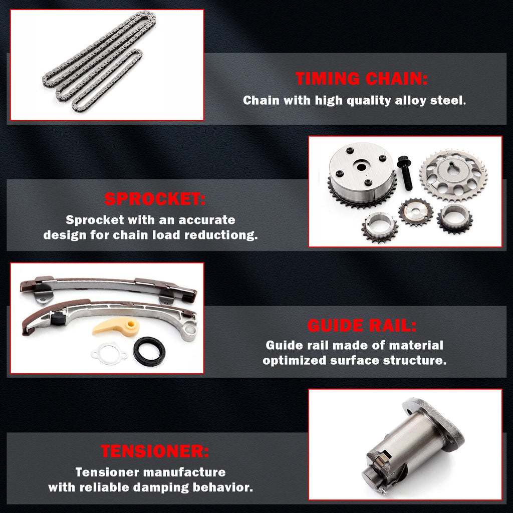 Timing Chain Kit for Toyota Camry 2.4L (2002-2011)
