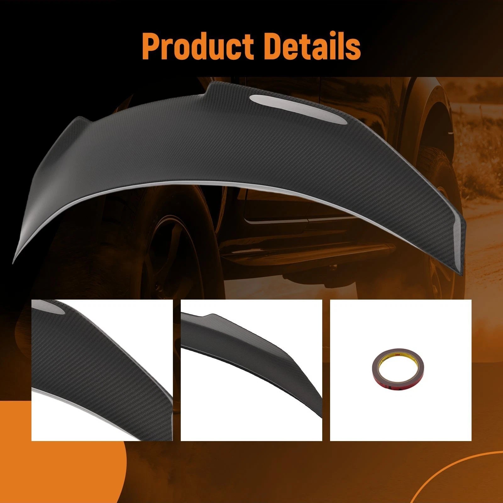 Carbon Fiber Rear Trunk Spoiler for BMW F82 M4 (2015–2019)