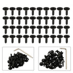 Quality Clip Clamp Vehicle 40 Pcs Black Liner Screw