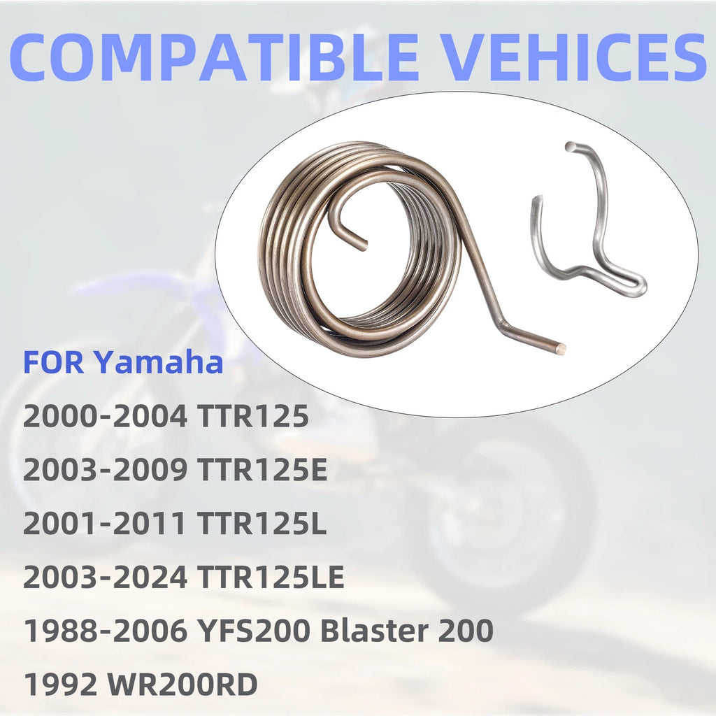 Kick Starter Return Spring and Clip for Yamaha TTR125 (2000–2024)