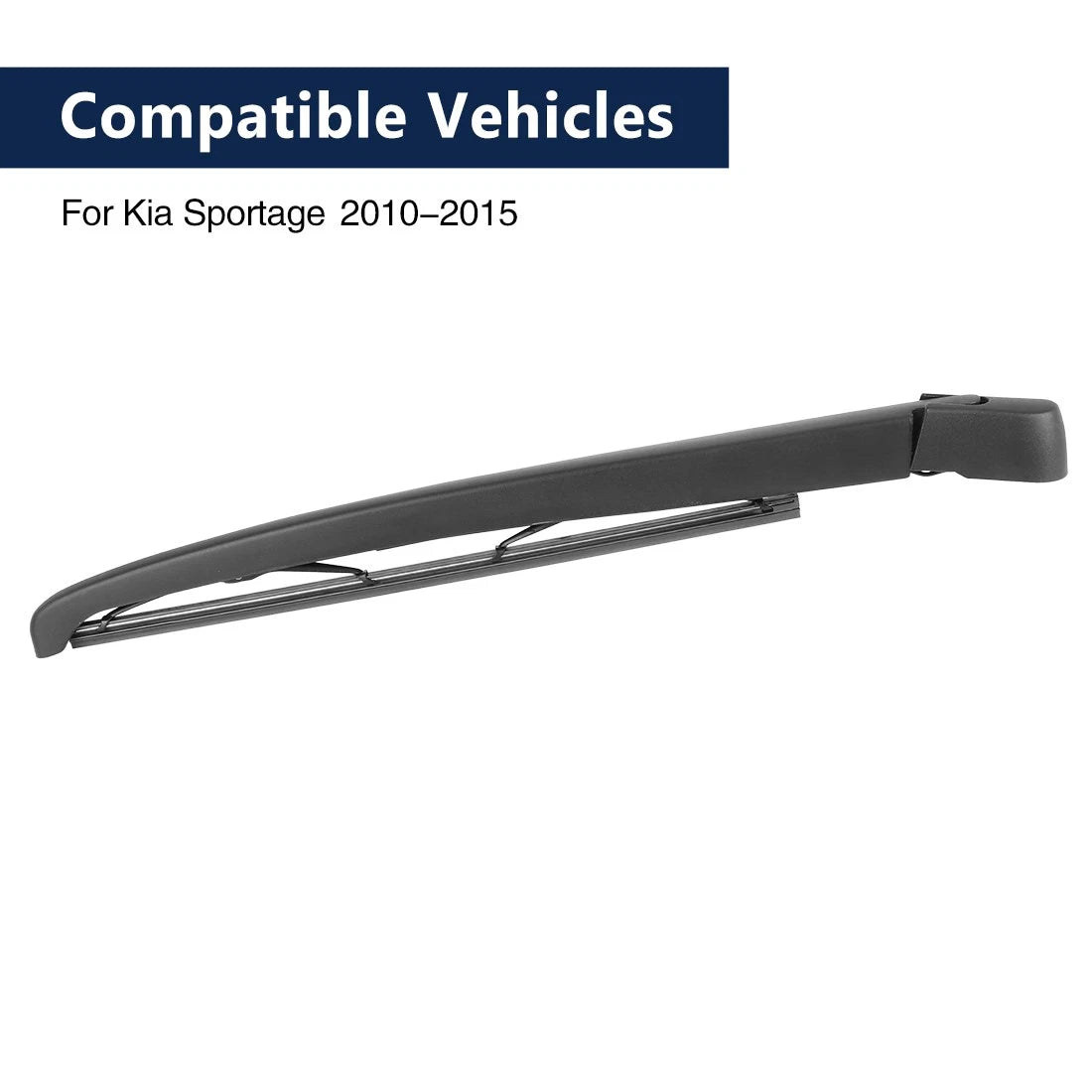 Set of 2 Rear Windshield Wiper Blade Arms for Kia Sportage (2010–2015)