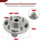 Front and Rear Wheel Hub for Yamaha Viking 700 YXM700 (2014–2015) 1XD-25111-01-00