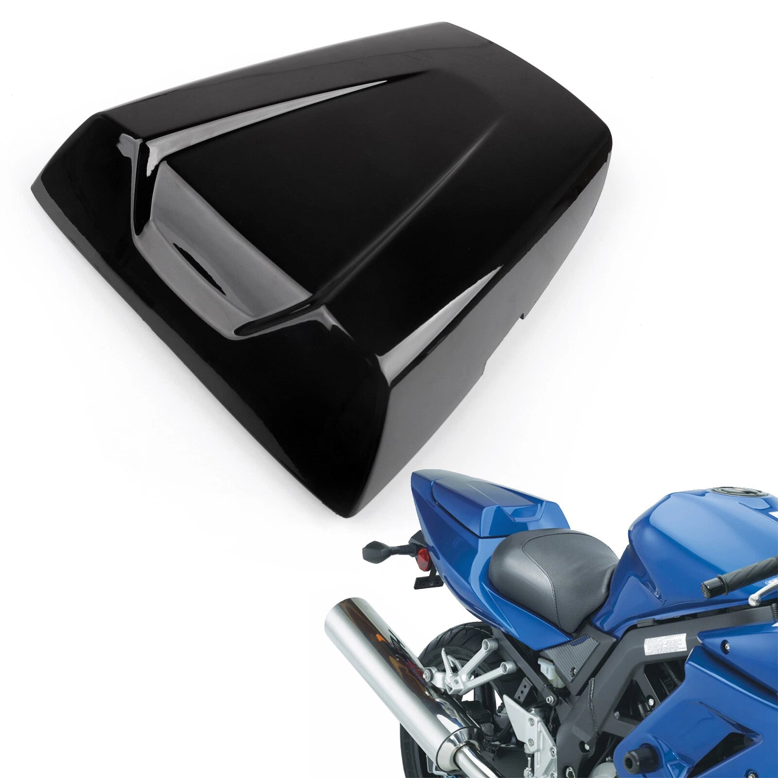 Rear Pillion Passenger Seat Cover Cowl for Suzuki SV650 SV1000 (2003–2013) Black