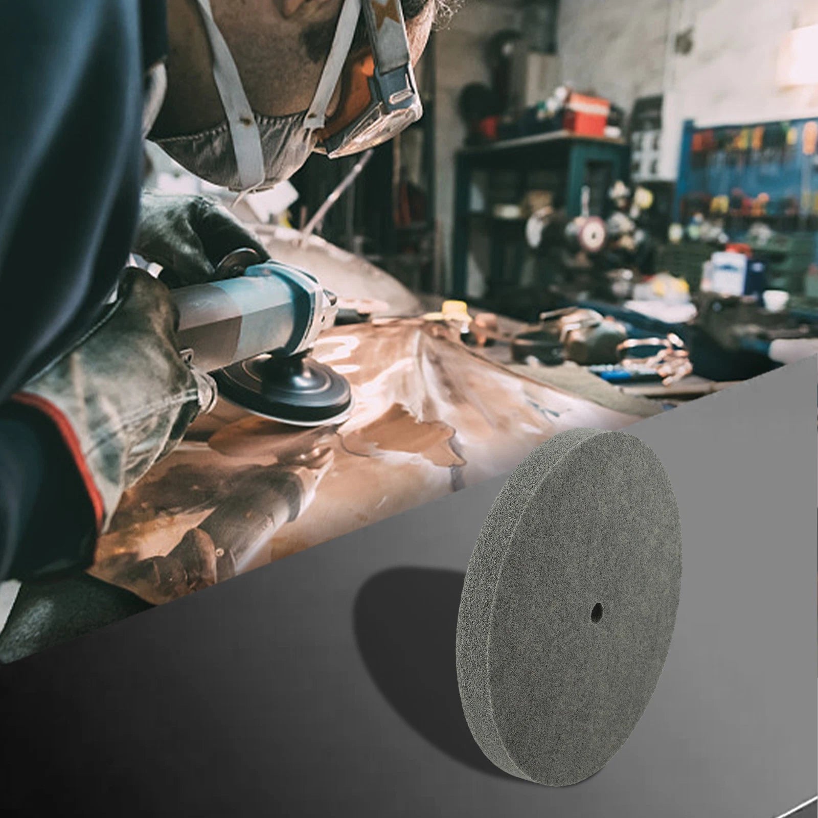 10 Inch Polishing Wheel for Non-Metal Materials (Effective for Mirror Polishing)