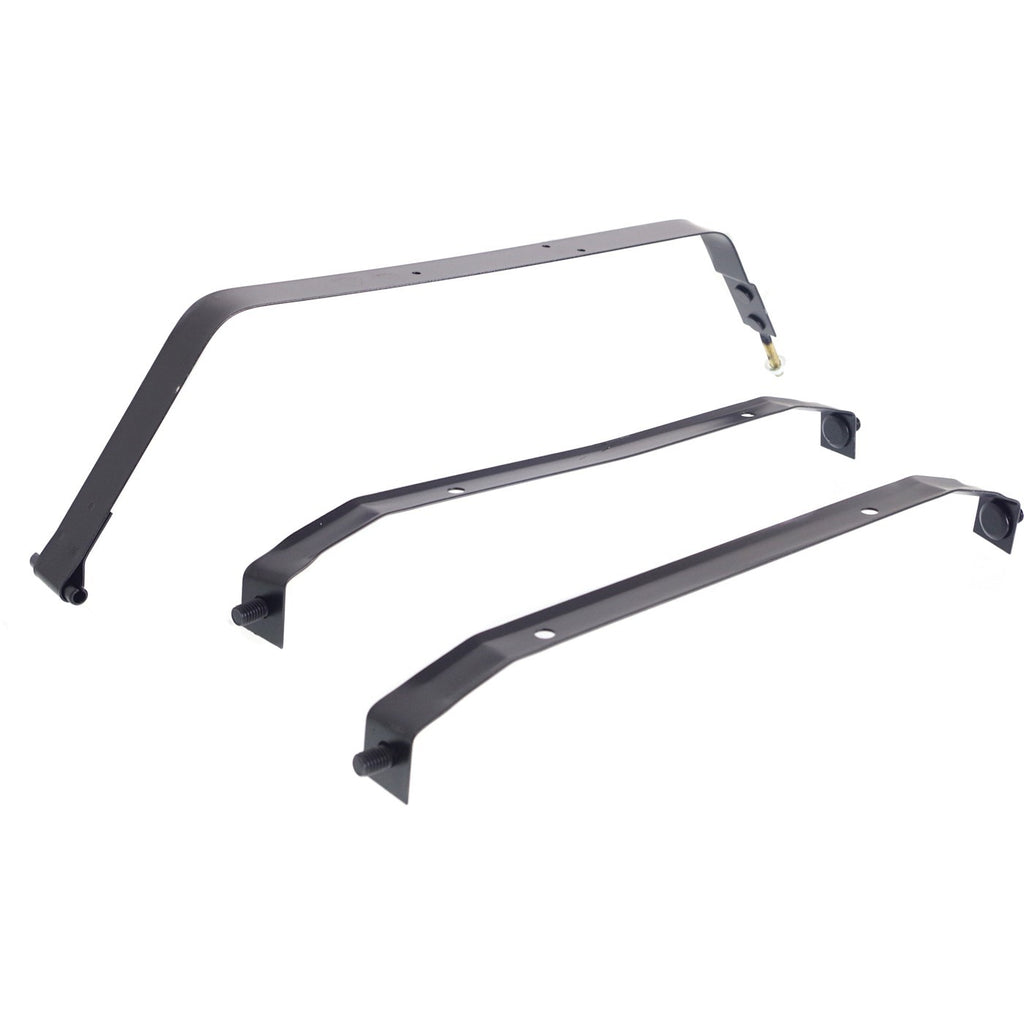 Set of 3 Fuel Gas Tank Straps for Jeep Wrangler CJ (73–90) 15 Gallons