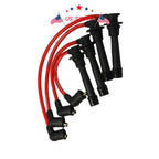 Set of 4 Ignition Spark Plug Wires for Mazda Miata (1990-2000)