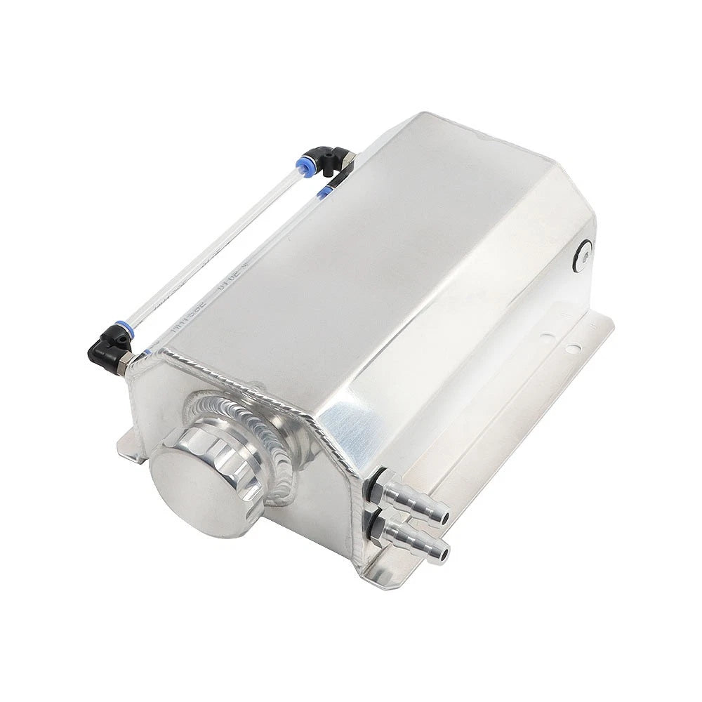 2L Aluminum Coolant Radiator Overflow Tank for Universal Fit (All Years)