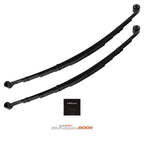 1" Drop Leaf Spring Set for Chevy Nova/Camaro/Firebird (1967–1981) Rear Black