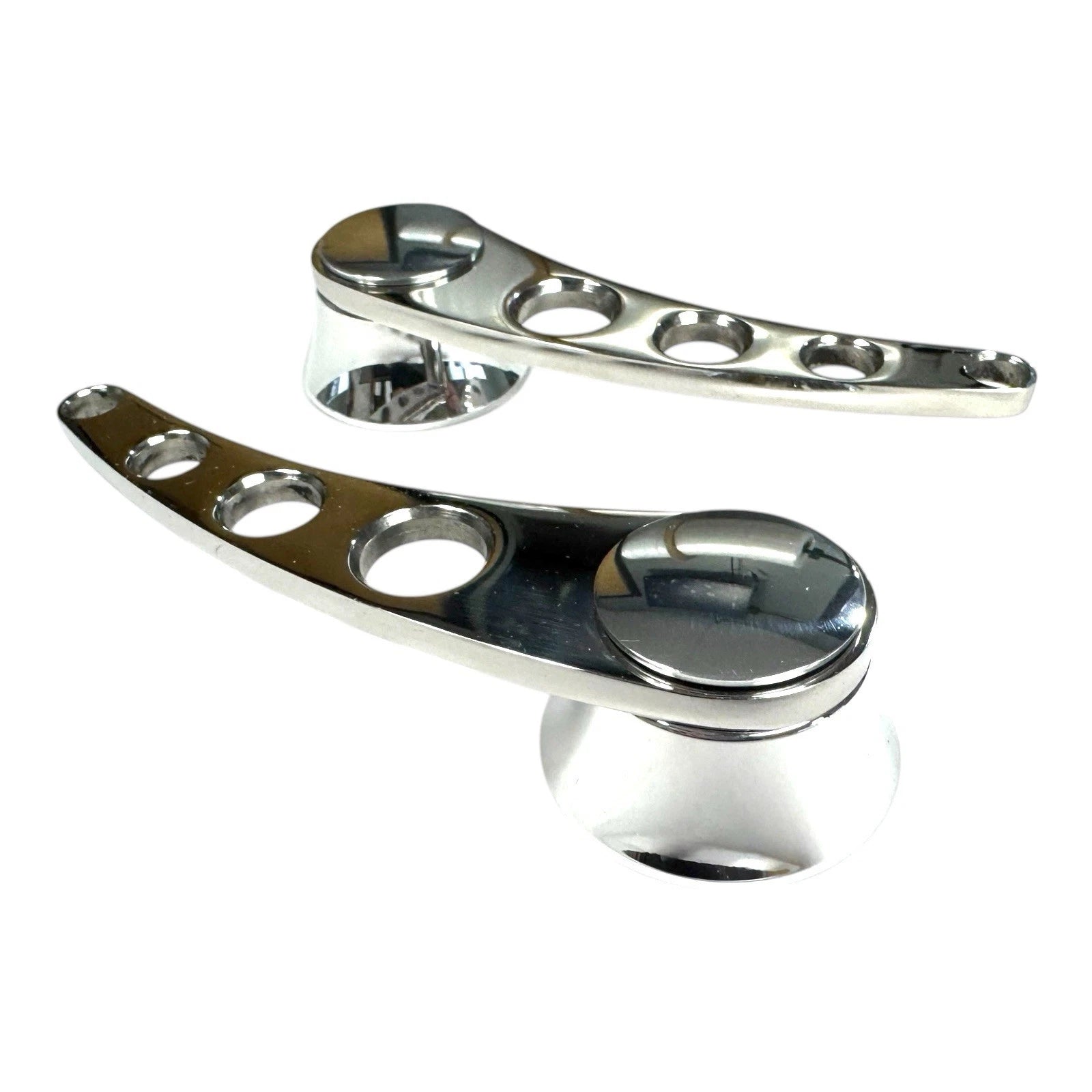 Polished Stainless Steel Door Handle Pair for Ford F 150 (2004–2014)