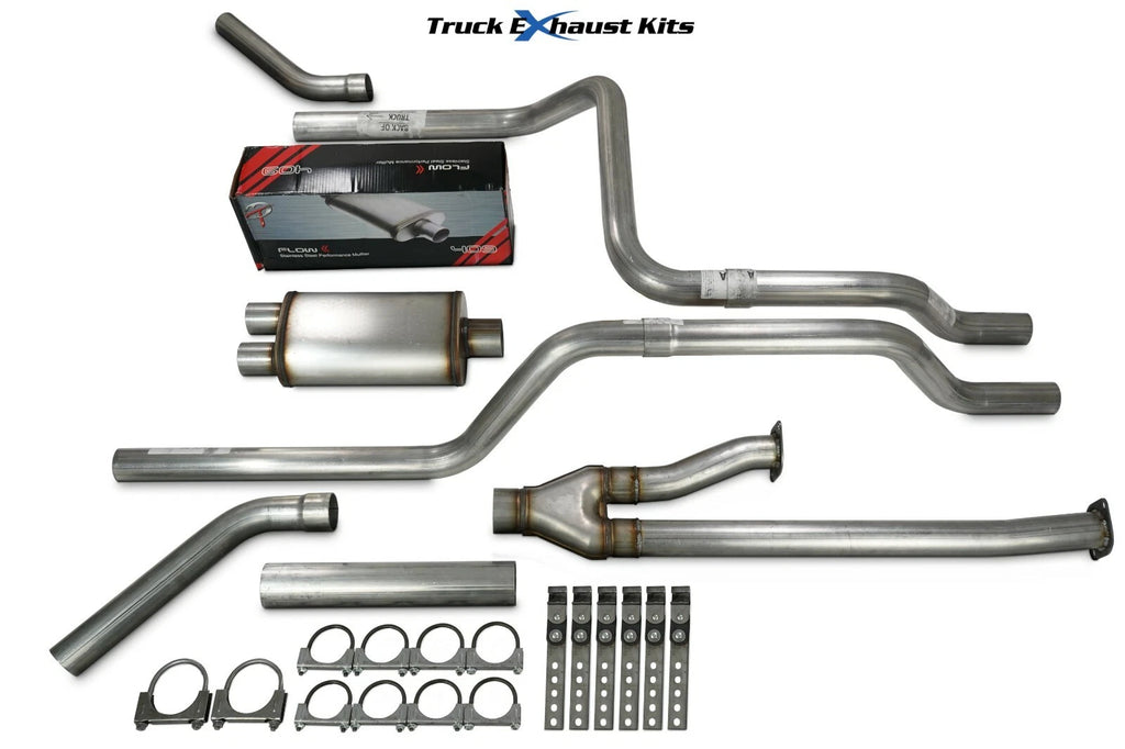 2.5" Dual Exhaust Kit for Toyota Tundra (2014–2021) Flow II Corner Exit