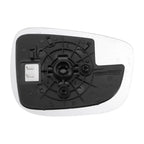 Left Side Heated White Mirror Glass for Mazda CX-5 (2017–2023)