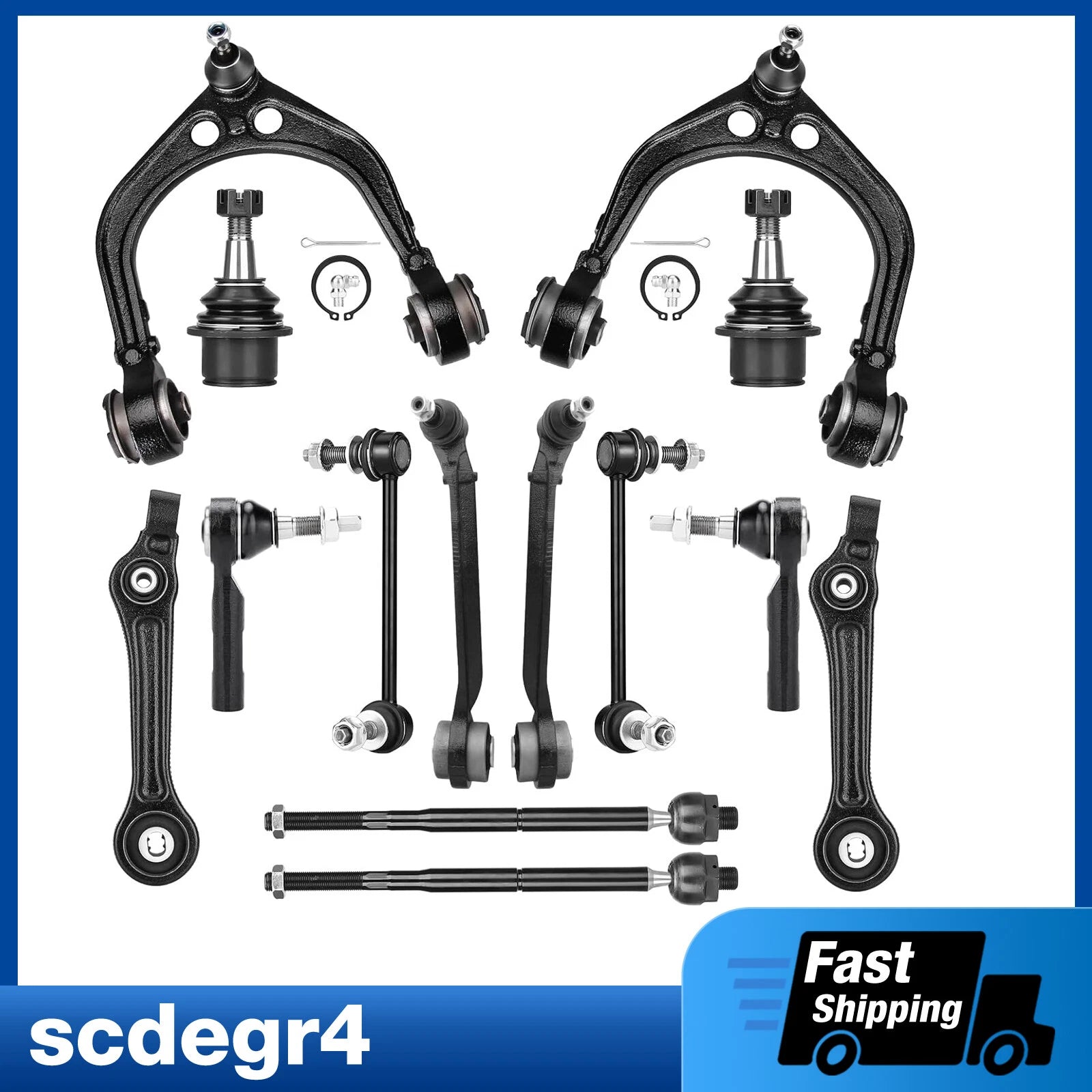 Front Control Arm Suspension Kit for Chrysler 300 and Dodge Challenger (2005–2010)