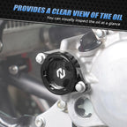 Oil Filter Cover Cap with Transparent Window for Honda TRX450R TRX450ER (2006–2014)