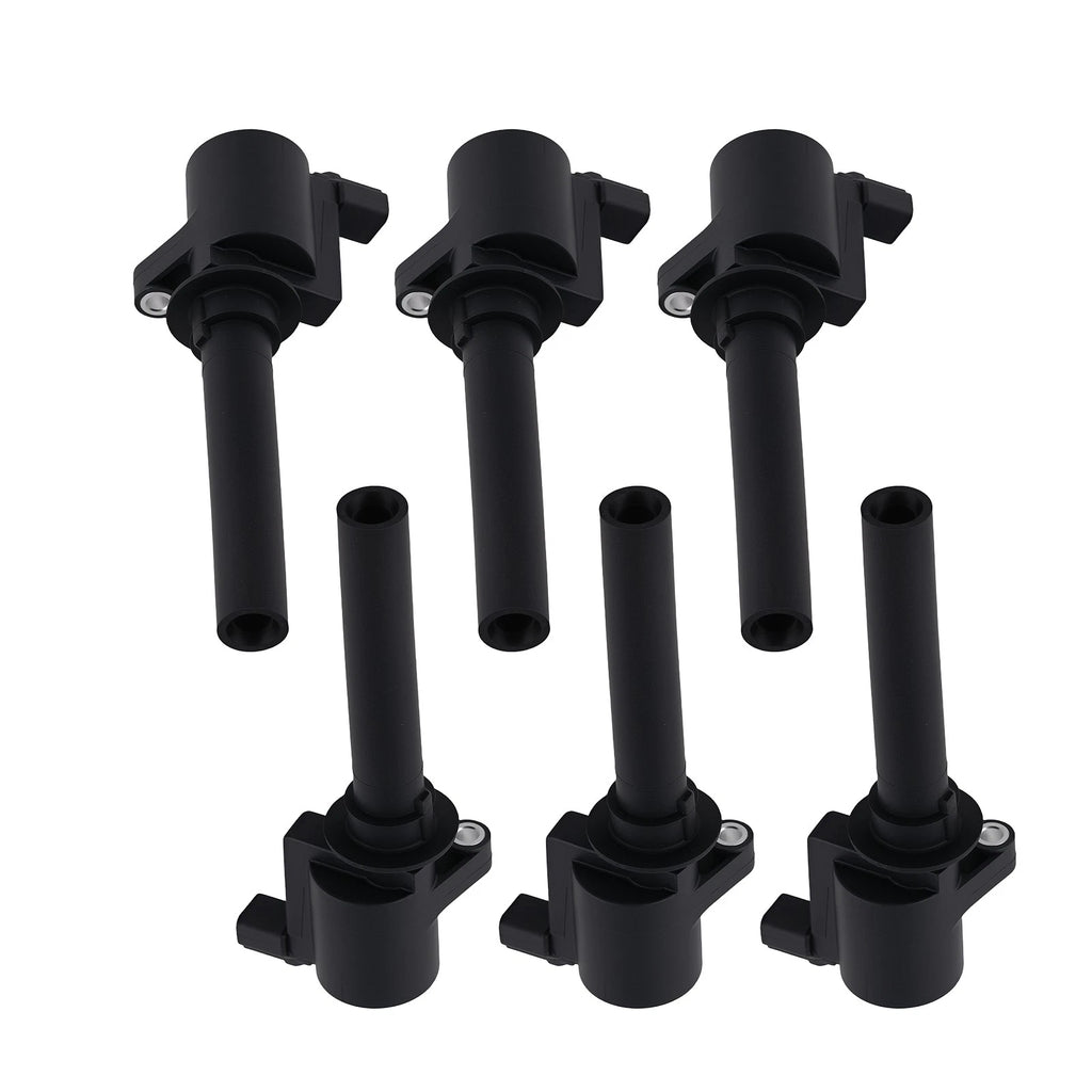 Set of 6 Ignition Coils for Ford Escape, Five Hundred (2001–2008) V6 3.0L FD495 1L8Z12029AA