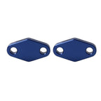 Blue Oil Cooler Block Off Plate w/ Gasket for Suzuki Hayabusa GSX1300R (1999-2020)