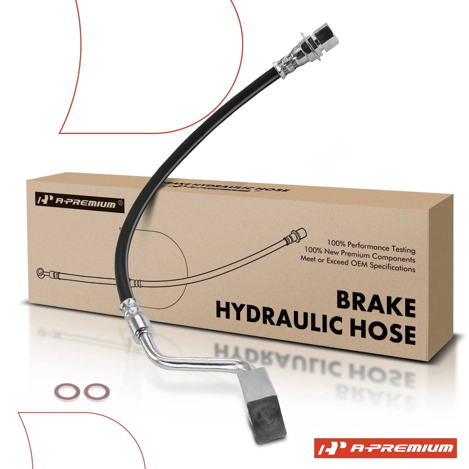 Front Left Brake Hydraulic Hose for Ford Taurus Mercury Sable (1986–1995)
