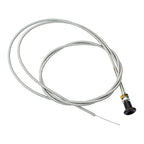 Metal Pull Cord Cable for Lawn Mower Tractor (96 Inch Cuttable Design)