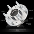 Set of 2 Wheel Bearing & Hub for GMC Sierra, Silverado, Yukon, Tahoe (2014–2020)