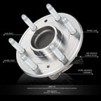 Set of 2 Wheel Bearing & Hub for GMC Sierra, Silverado, Yukon, Tahoe (2014–2020)