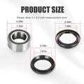 4X Rear Wheel Bearings & Seals Kit for Honda Rincon 650 TRX650FA (2003–2005)
