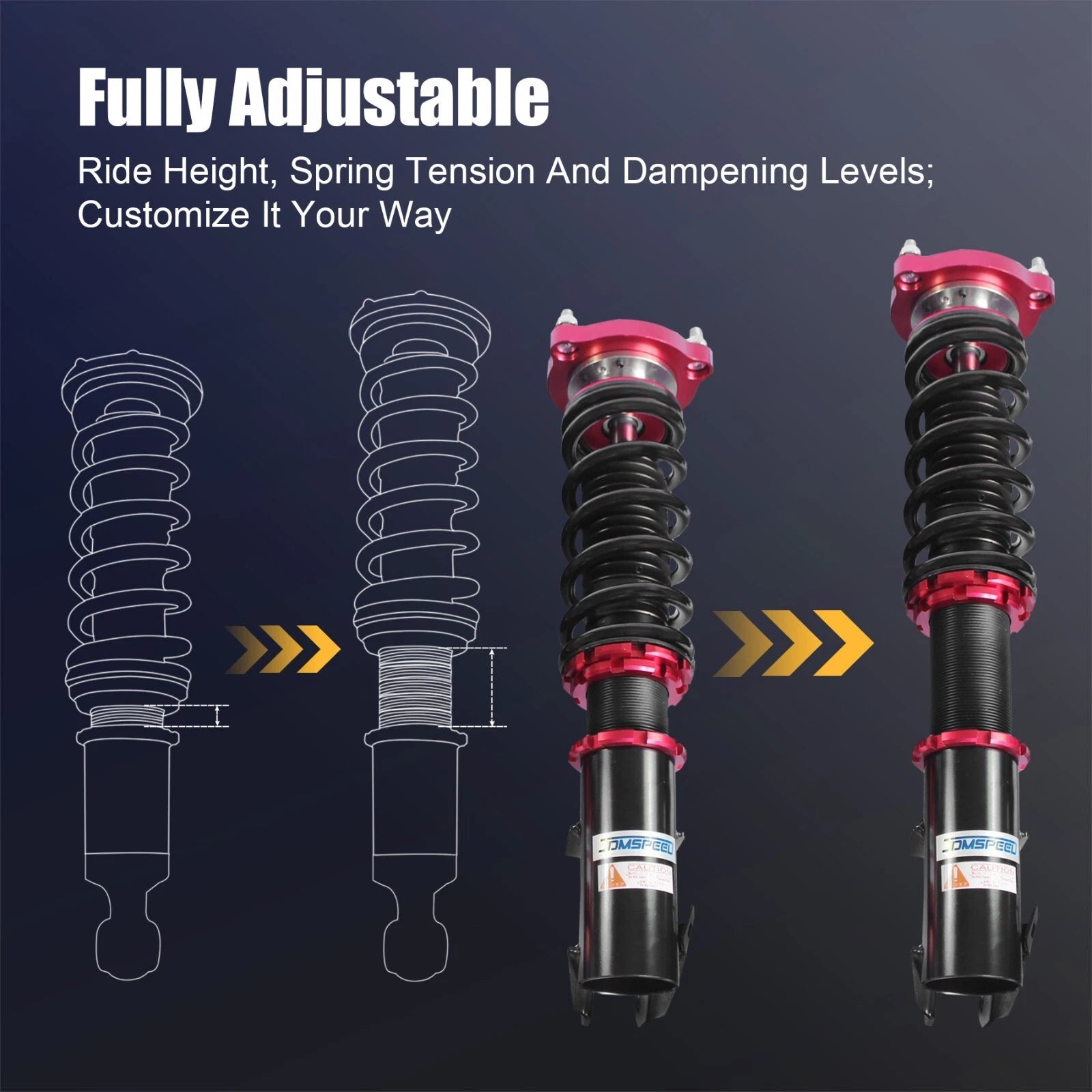 Coilover Suspension Kit for Honda Civic (2006-2011) Adjustable Height
