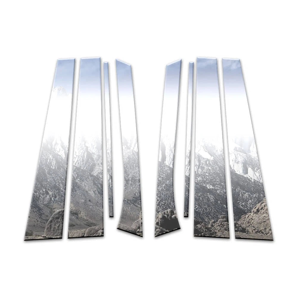 8Pc Chrome Pillar Post Covers Replacement for Buick Enclave (2008–2017)