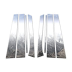 8Pc Chrome Pillar Post Covers Replacement for Buick Enclave (2008–2017)