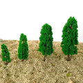 Set of 10 Model Trees for HO N Z Train Railway Garden Landscape Scenery