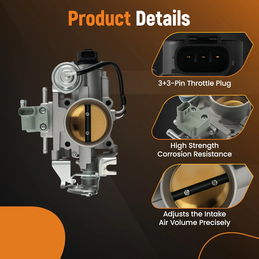 Throttle Body for Toyota 4Runner Tacoma T100 Tundra 3.4L (1995–2004) 2221062220