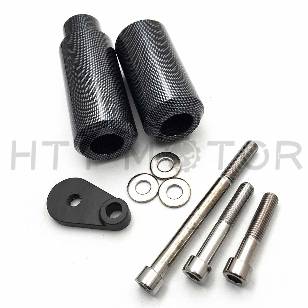 No-Cut Carbon Frame Sliders for Kawasaki Ninja ZX6 ZX6R ZX6RR (2005–2006)