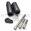 No-Cut Carbon Frame Sliders for Kawasaki Ninja ZX6 ZX6R ZX6RR (2005–2006)