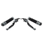 Titanium Extendable Brake Clutch Levers Grip Set for Yamaha YZF R3 R25 (2015-2023)