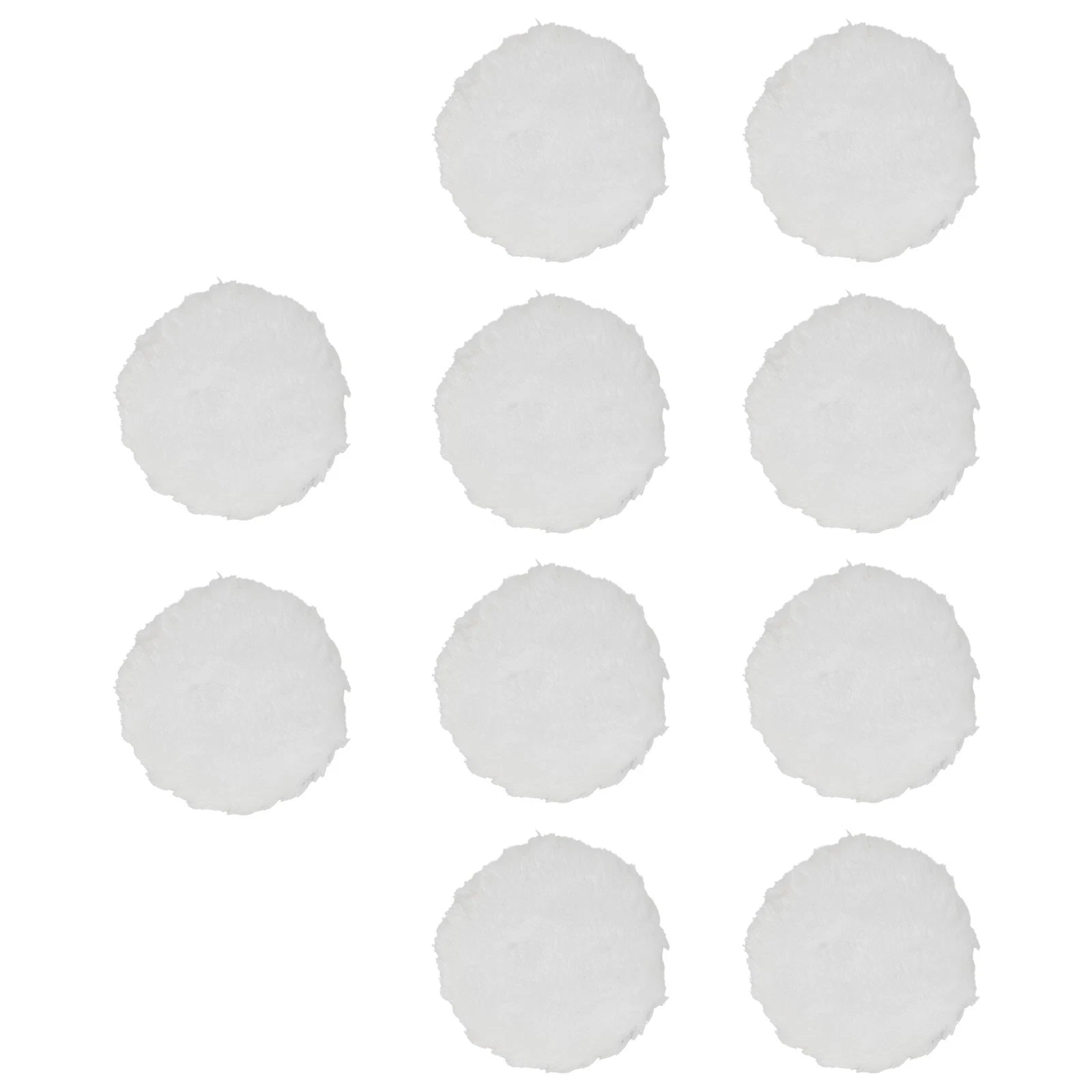 10pcs Wool Buffing Pads for Polishing and Cutting (3 Inch)