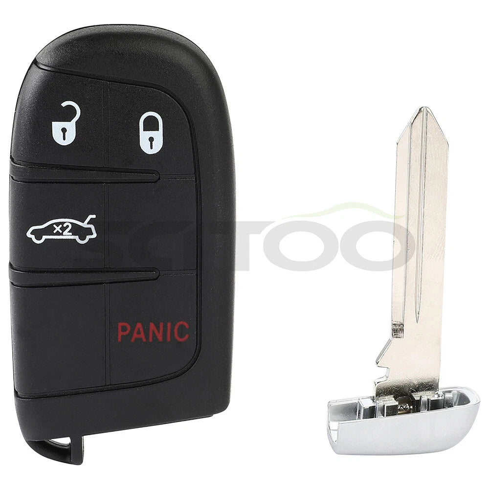 Keyless Entry Remote Fob for Dodge Charger (2019–2021) M3M40821302 4 Buttons