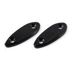 Block Off Base Plates for Kawasaki ZX6R (2009–2012) - Black