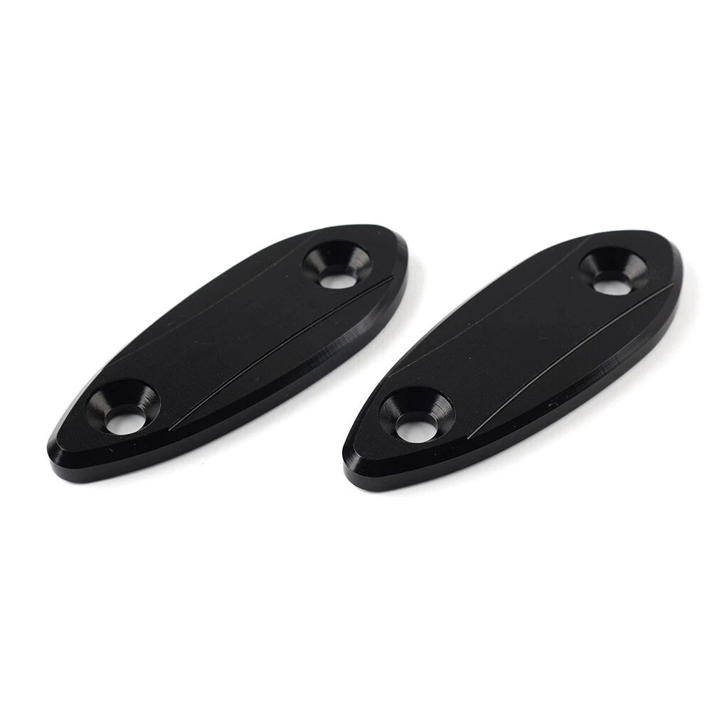 Block Off Base Plates for Kawasaki ZX6R (2009–2012) - Black