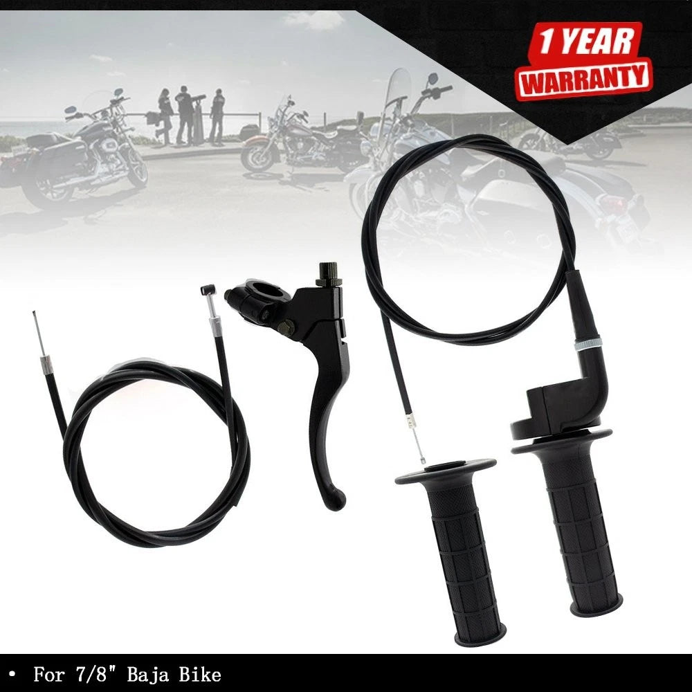 Brake Throttle Cable Handlebar Grip for Baja Bike (50cc–250cc)