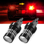 Set of 2 Red LED Strobe Brake Tail/Parking Bulbs