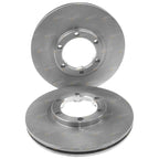 Front Disc Rotors + 4WD Brake Pads for Isuzu MU UCS17/55 (1989 - 1995)