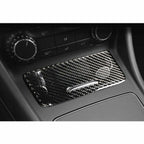 Carbon Fiber Center Console Storage Box Panel Cover for Mercedes CLA GLA (2013-2023)