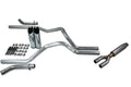 Dual Exhaust Kit for Ford F-150 (1987–1997) 2.5" Glasspack Corner Exit