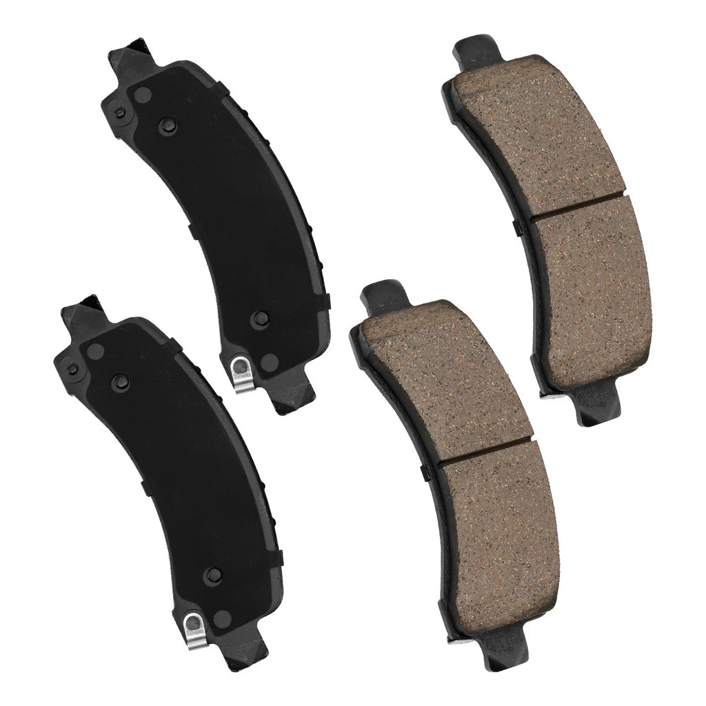 Ceramic Rear Brake Pads Set for Chevy Express 2500 GMC Savana 2500 (2003–2020)