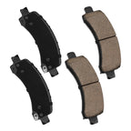 Ceramic Rear Brake Pads Set for Chevy Express 2500 GMC Savana 2500 (2003–2020)